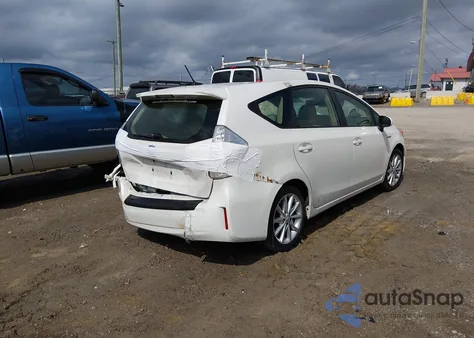 2013 Toyota Prius V Five from USA, damaged, VIN JTDZN3EU7D3286102